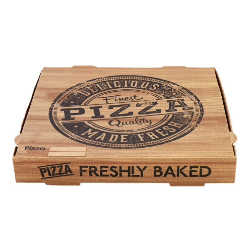 Pizzakarton 20 x 4 cm Design STEMPEL - 100 St.