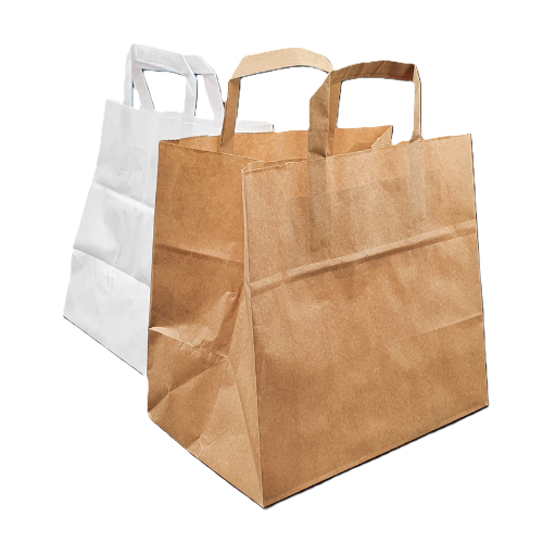 Papiertragetaschen 32x16x27 braun - 300 St.