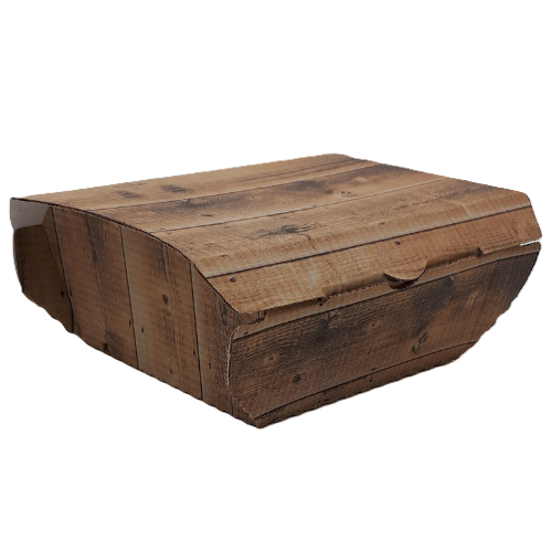 Burger-Box 12x12x7cm Design HOLZ - 100 St.
