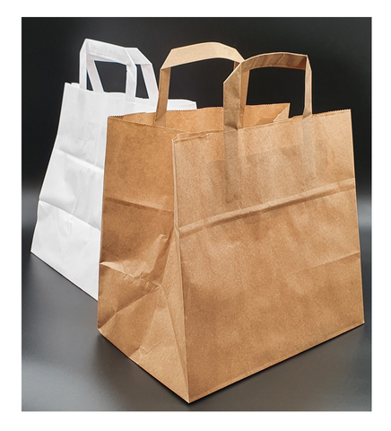 Papiertragetaschen 32x22x27 braun - 250 St.