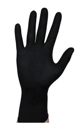 Latex Handschuhe schwarz Gr. L-100 St.